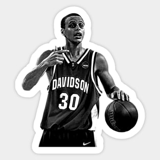 Steph Curry Davidson Sticker